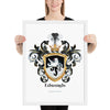 Edwards Family Crest framed artprint