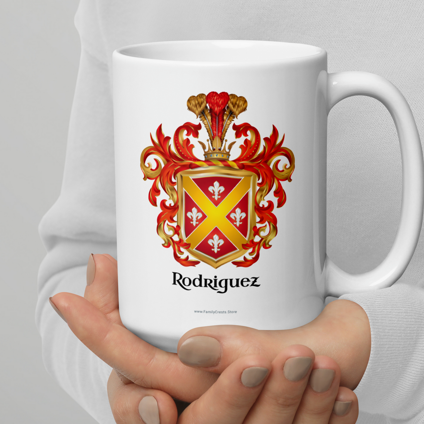Rodriguez Family Crest mug
