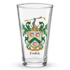 Foster Family Crest beer glass