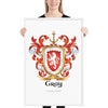 Gray Family Crest framed artprint