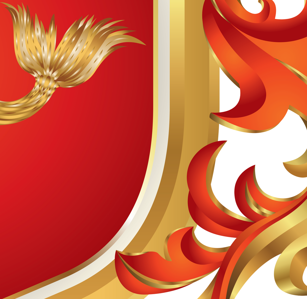 A close-up of the James Coat of Arms of Langley Hall showing the dolphin tail and red and gold ornamental mantling to the right of the shield.