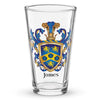 James Family Crest beer glass - English origin