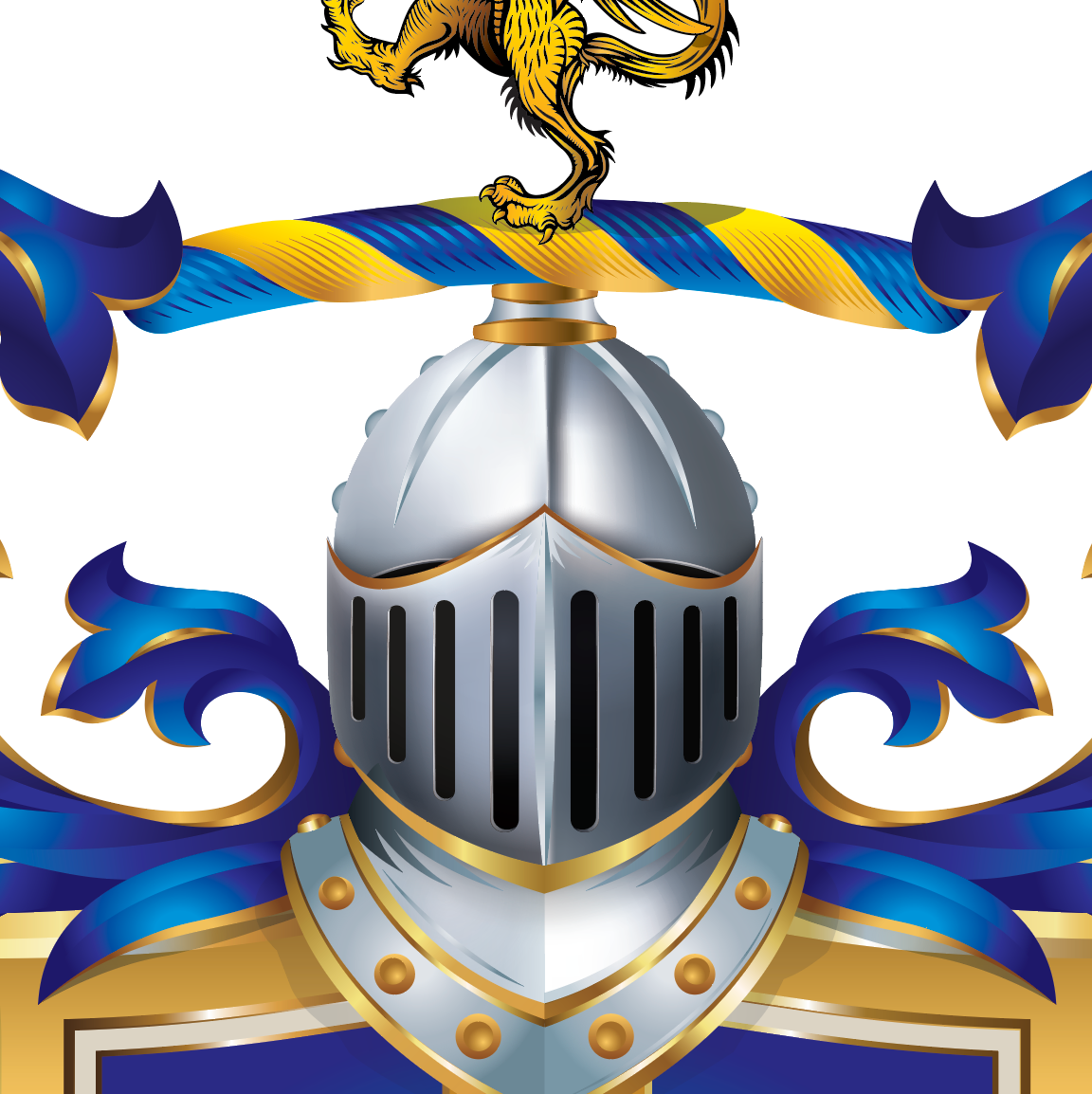 Johnson Family Crest beer glass - English origin