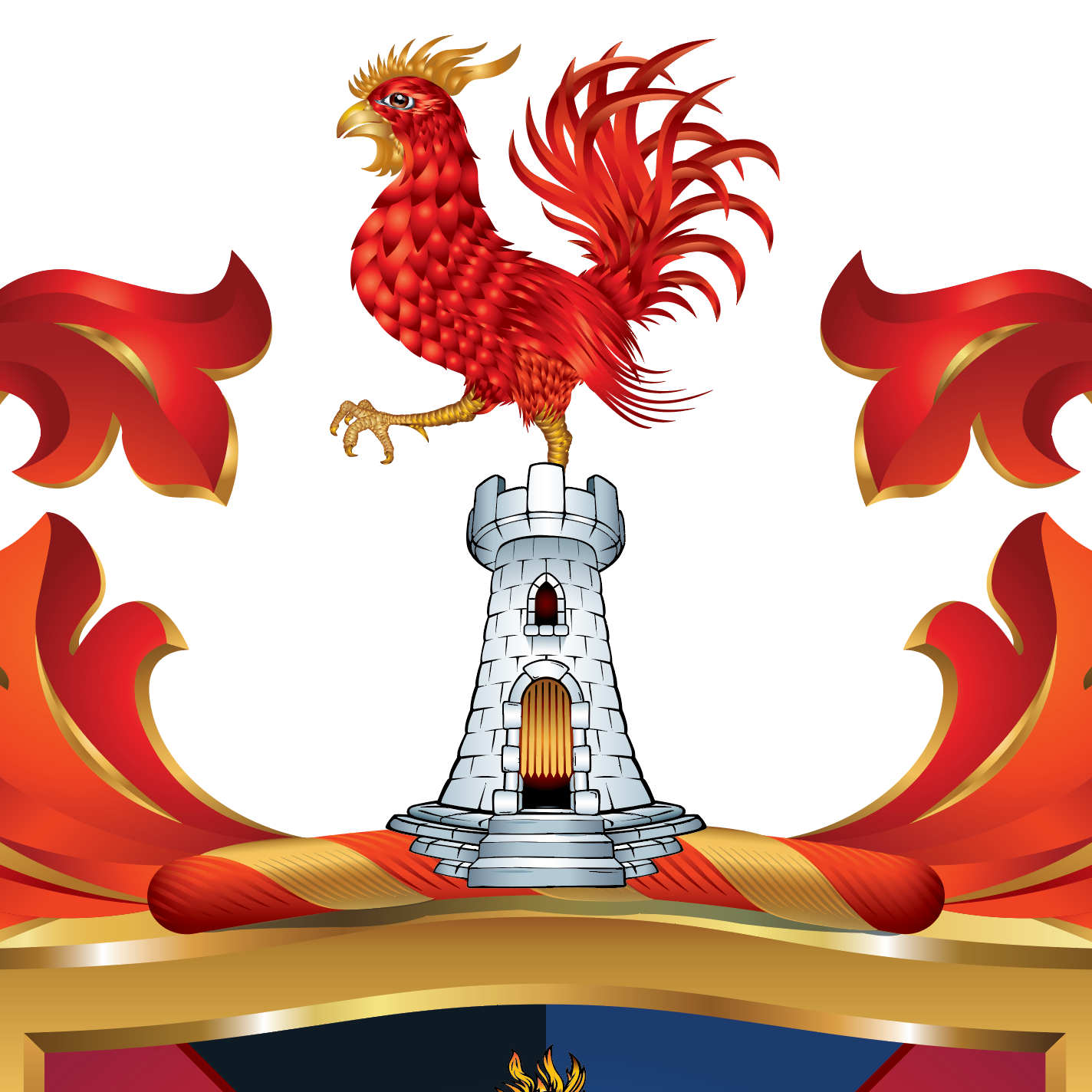 Johnson Family Crest framed artprint - English and Irish origin