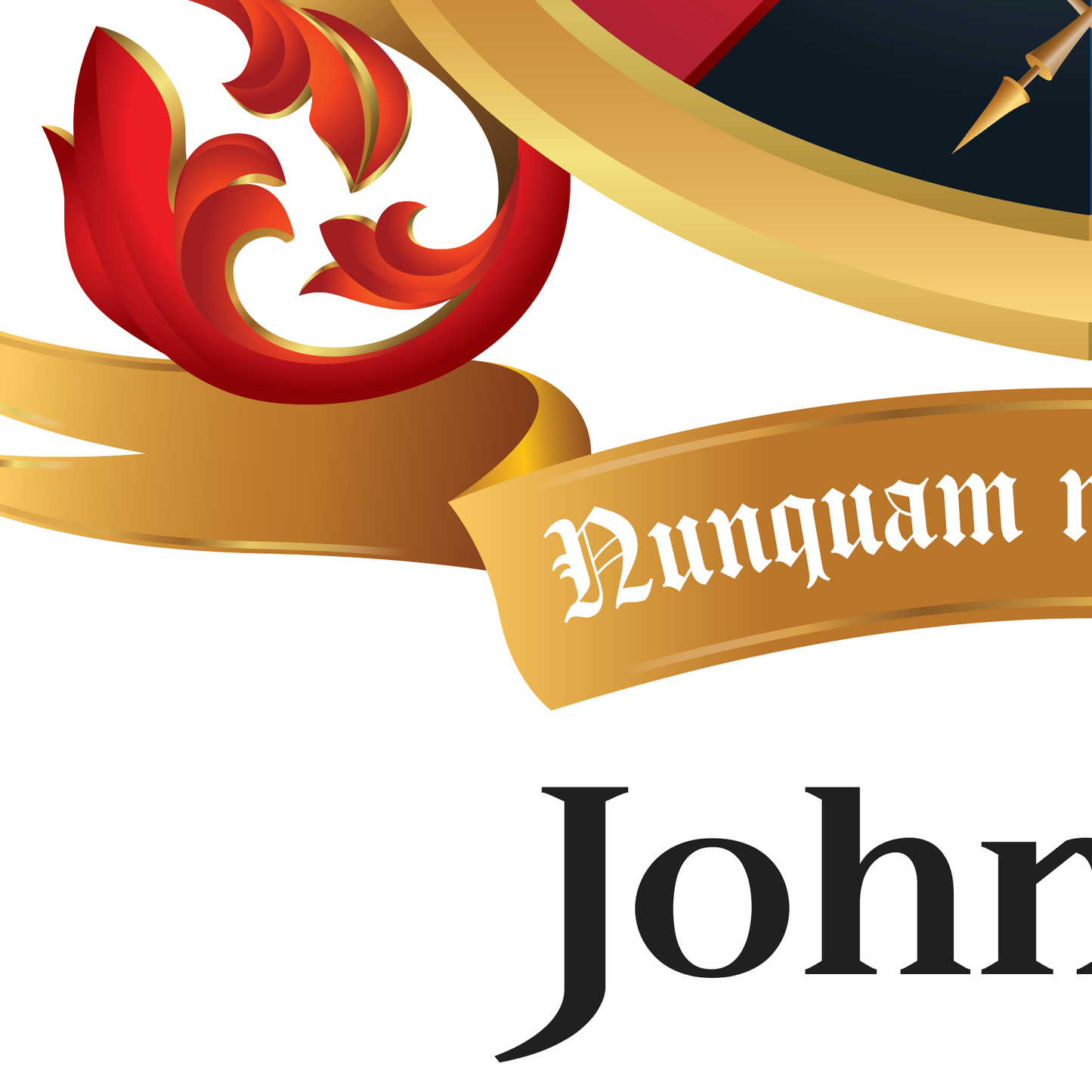 Johnson Family Crest framed artprint - English and Irish origin