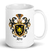 King Family Crest mug