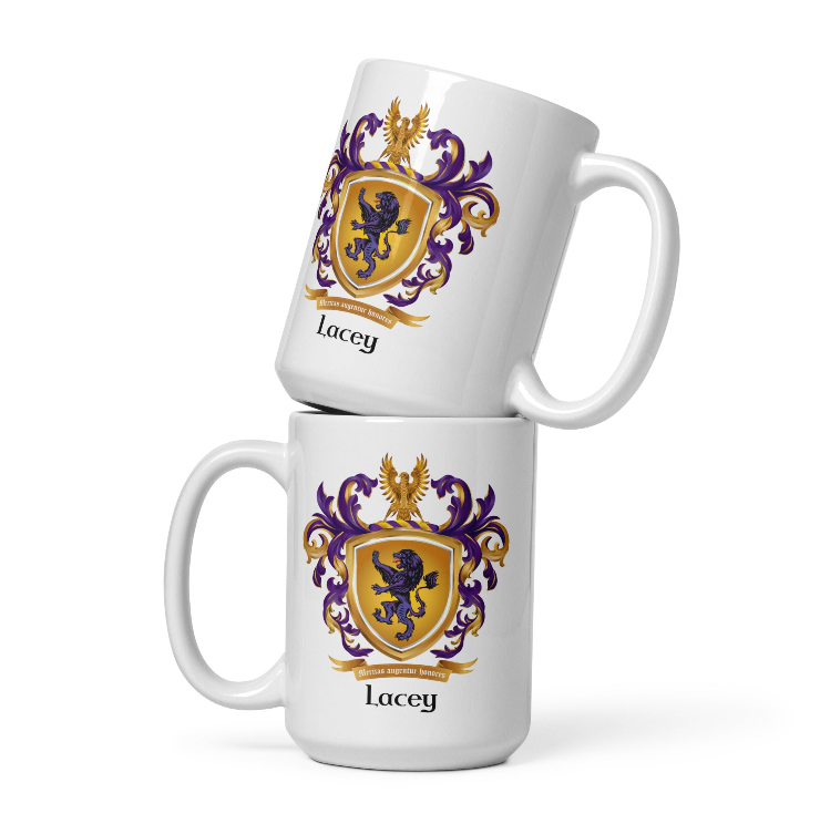 Lacy Family Crest mug