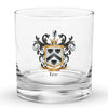 Lee Family Crest Rocks Glass - English & Irish origin