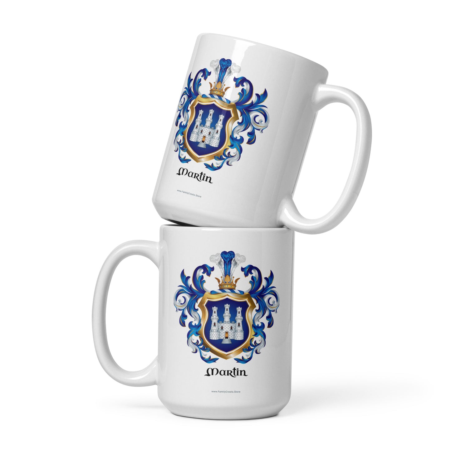 Martin Family Crest mug - Basque origin-Family Crests Store