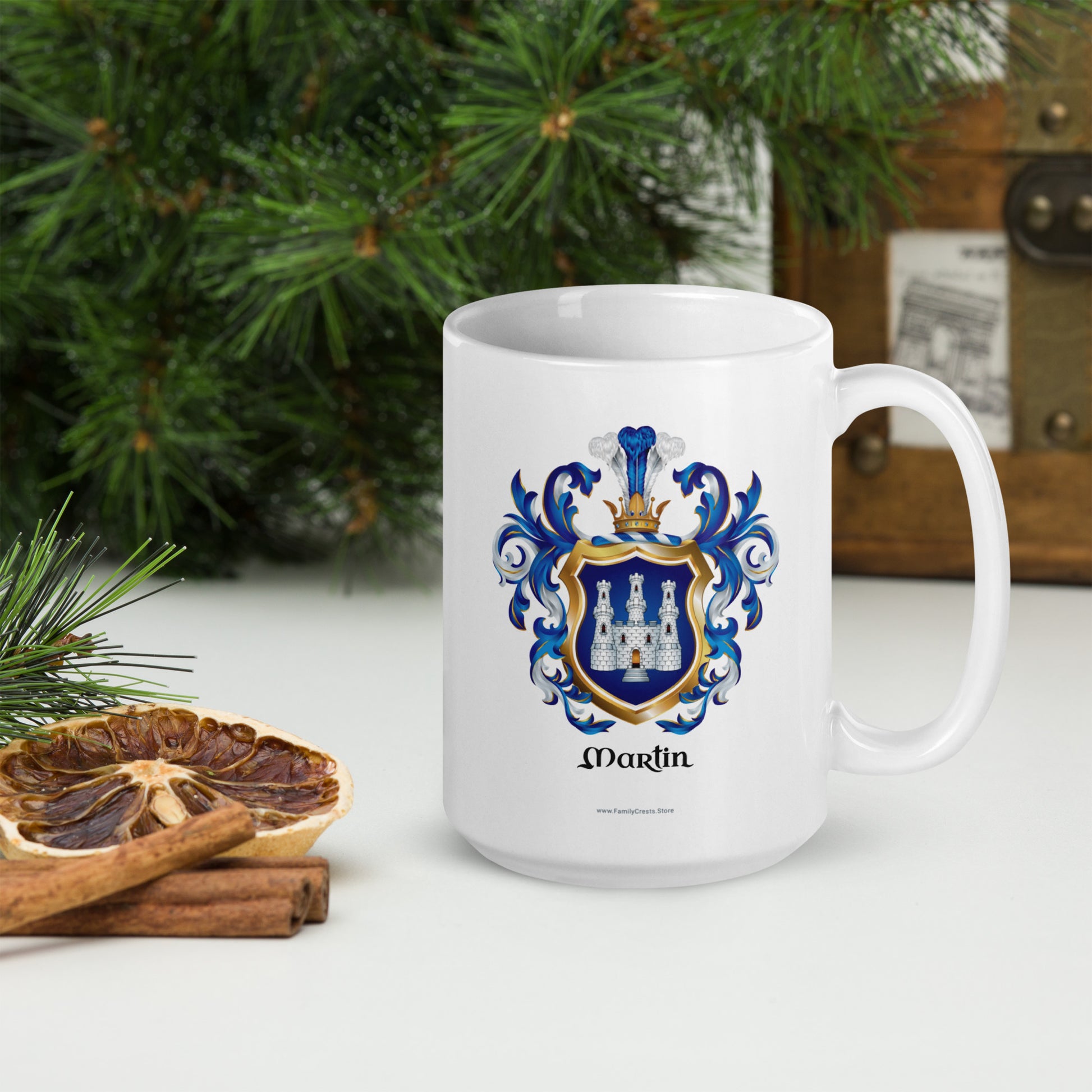 Martin Family Crest mug - Basque origin-Family Crests Store