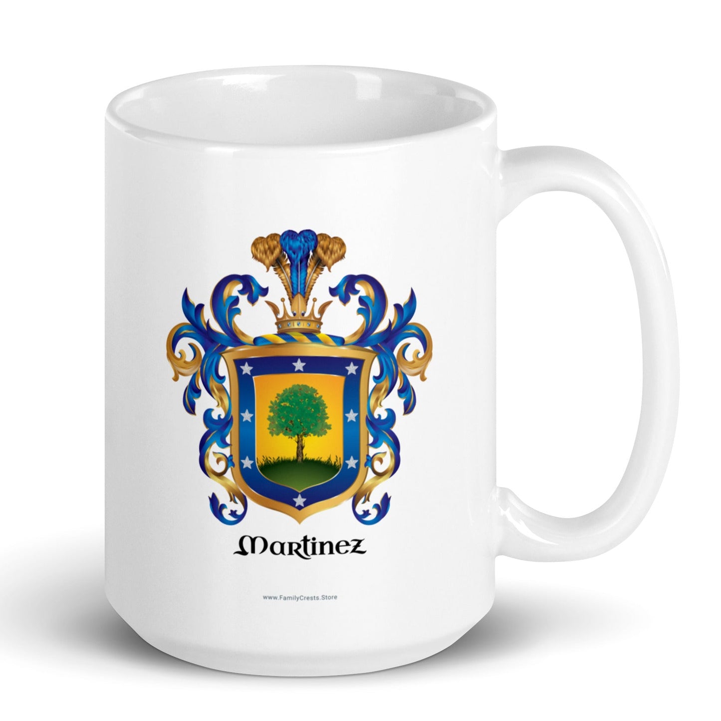 Martinez Family Crest mug - Galicia & Asturias origins-Family Crests Store