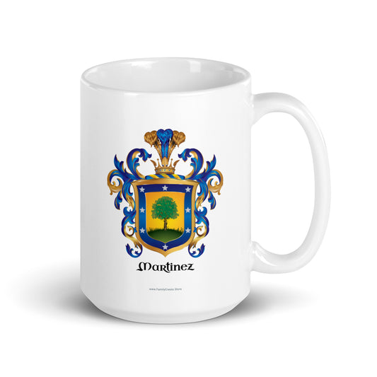 Martinez Family Crest mug - Galicia & Asturias origins-Family Crests Store
