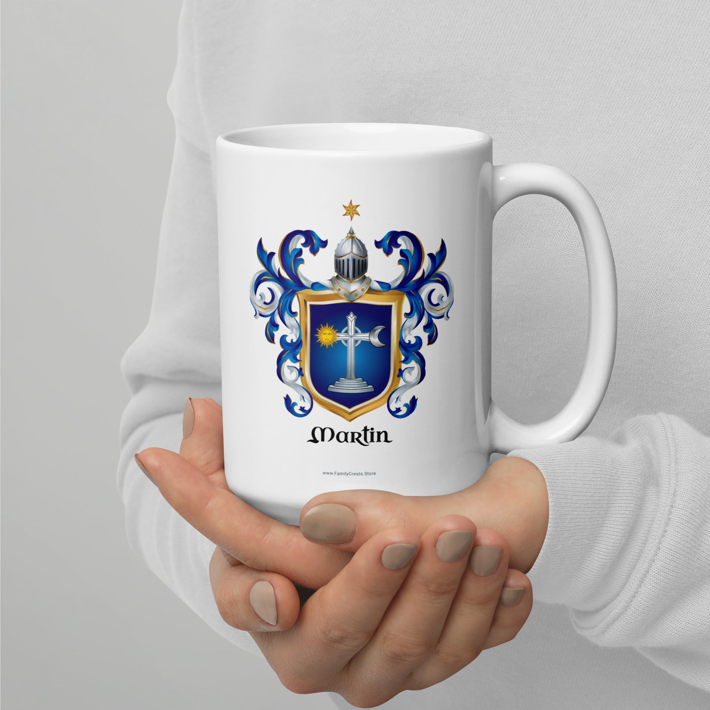Martin Family Crest mug - Irish orign-Family Crests Store