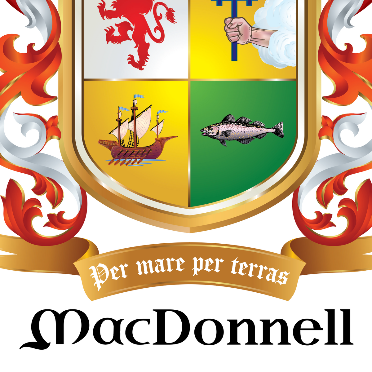 McDonnell Family Crest mug