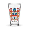 Miller Family Crest beer glass - English origin