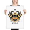Mitchell Family Crest framed artprint