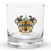 Morrison Family Crest Rocks Glass