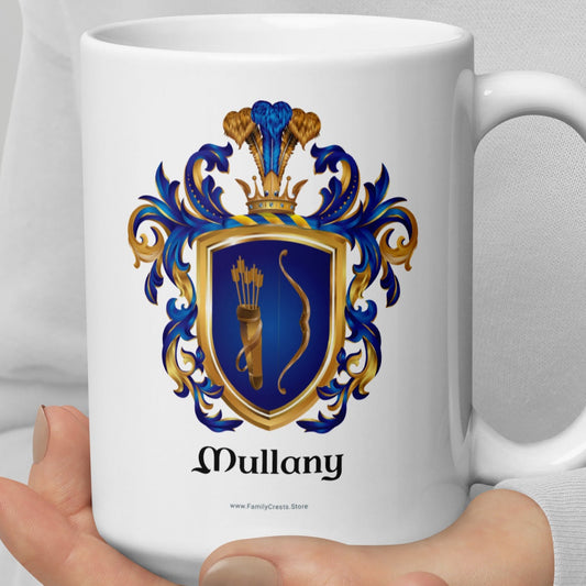Mullany Family Crest mug-Family Crests Store