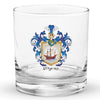 Myers Family Crest Rocks Glass