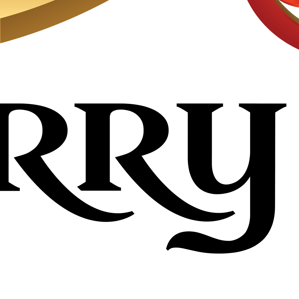 A close-up of the Perry Family Coat of Arms featuring the custom designed font of the name Perry focusing on the 3 letter combination of 'rry'.