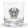Peterson Family Crest Rocks Glass