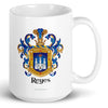 Reyes Family Crest mug
