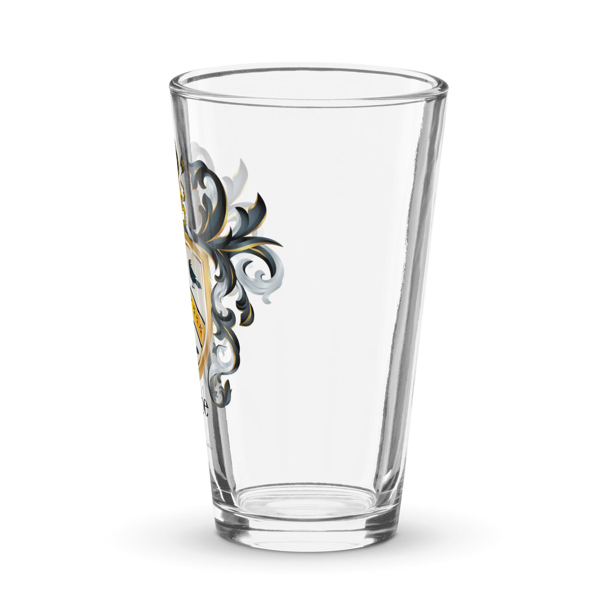 Rice Family Crest beer glass-Family Crests Store