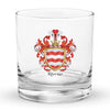 Rivera Family Crest Rocks Glass