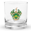 Robinson Family Crest Rocks Glass
