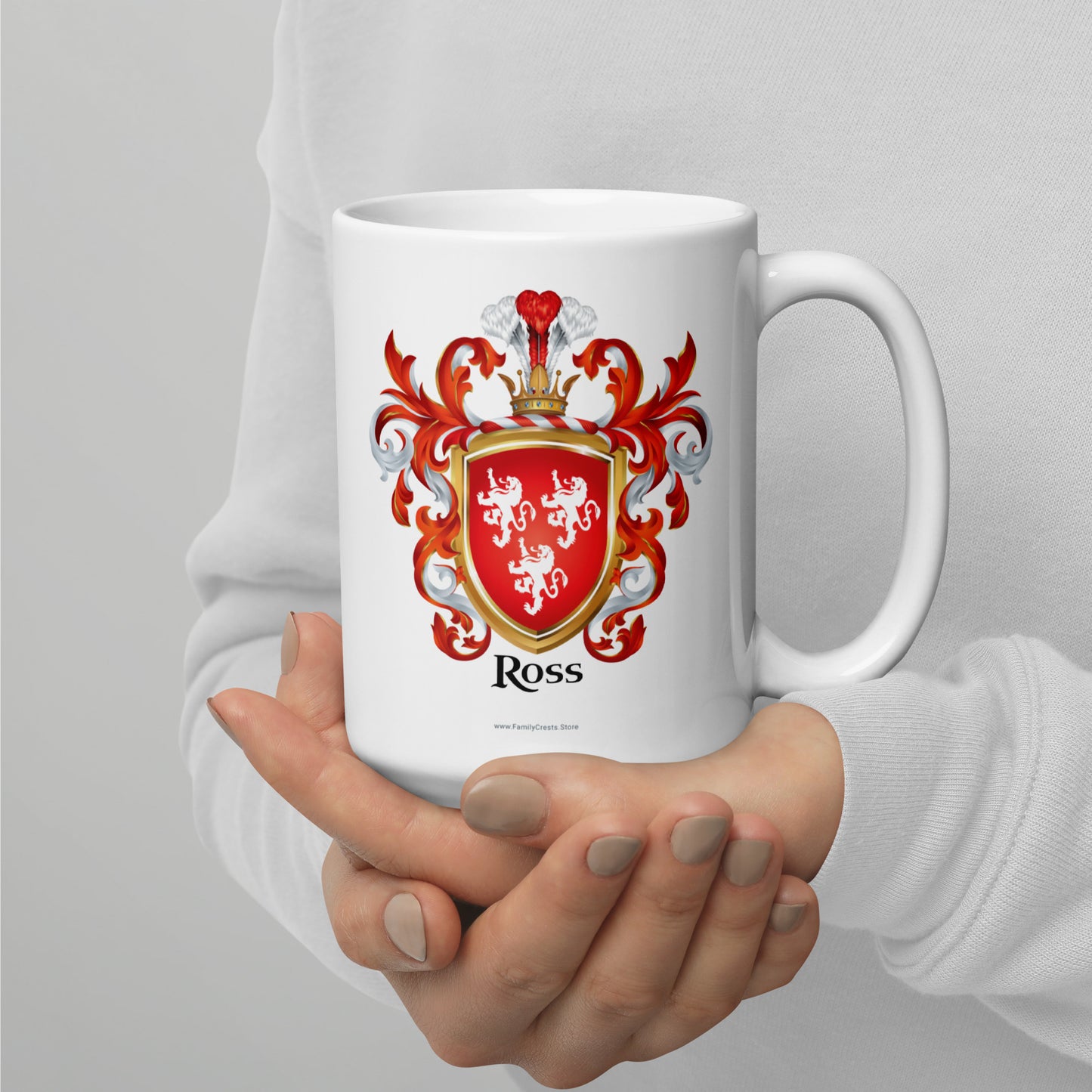 Ross Family Crest mug-Family Crests Store