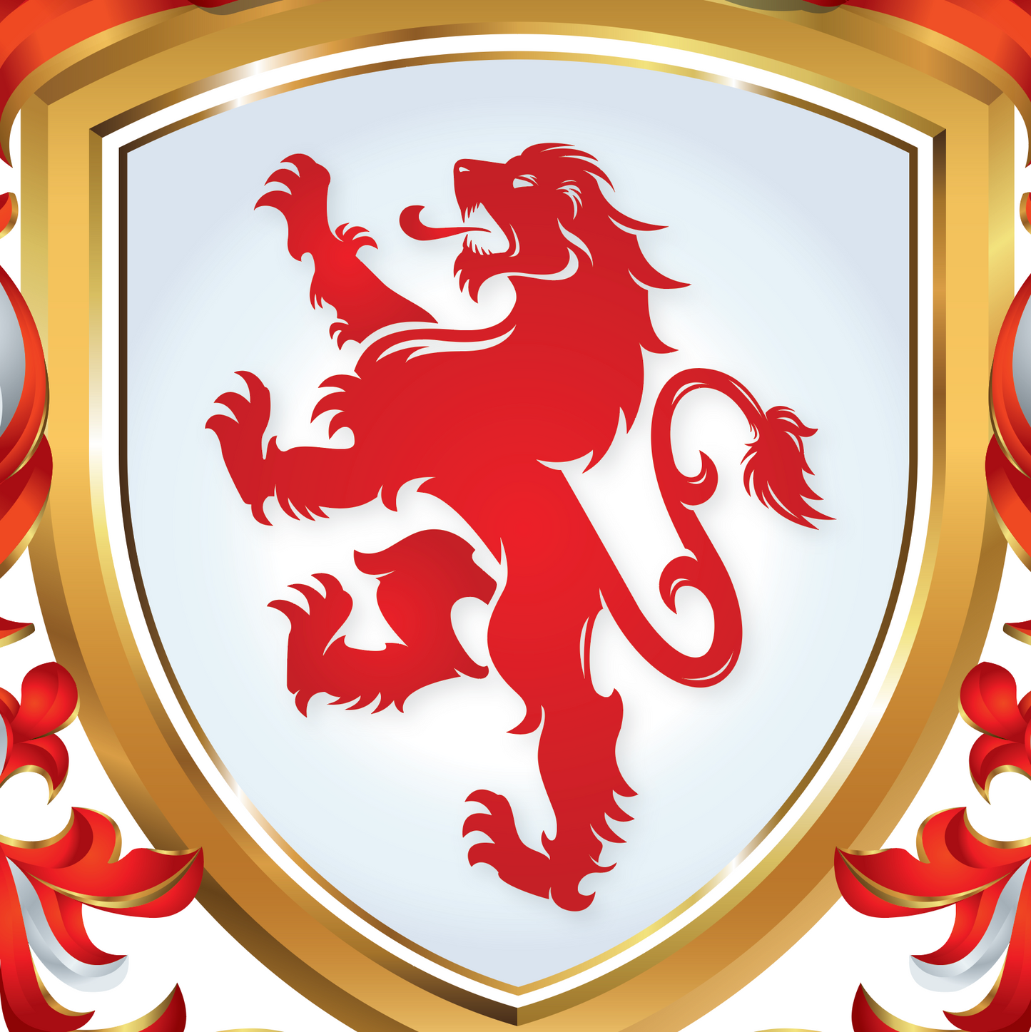 Russell Family Crest beer glass – earliest version