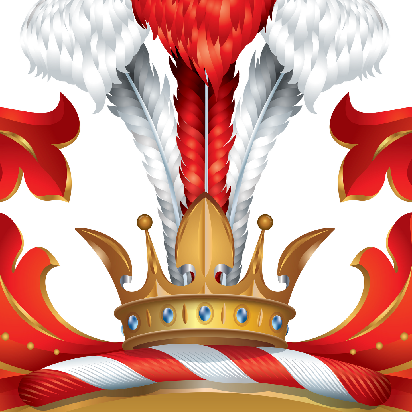 Russell Family Crest beer glass – earliest version