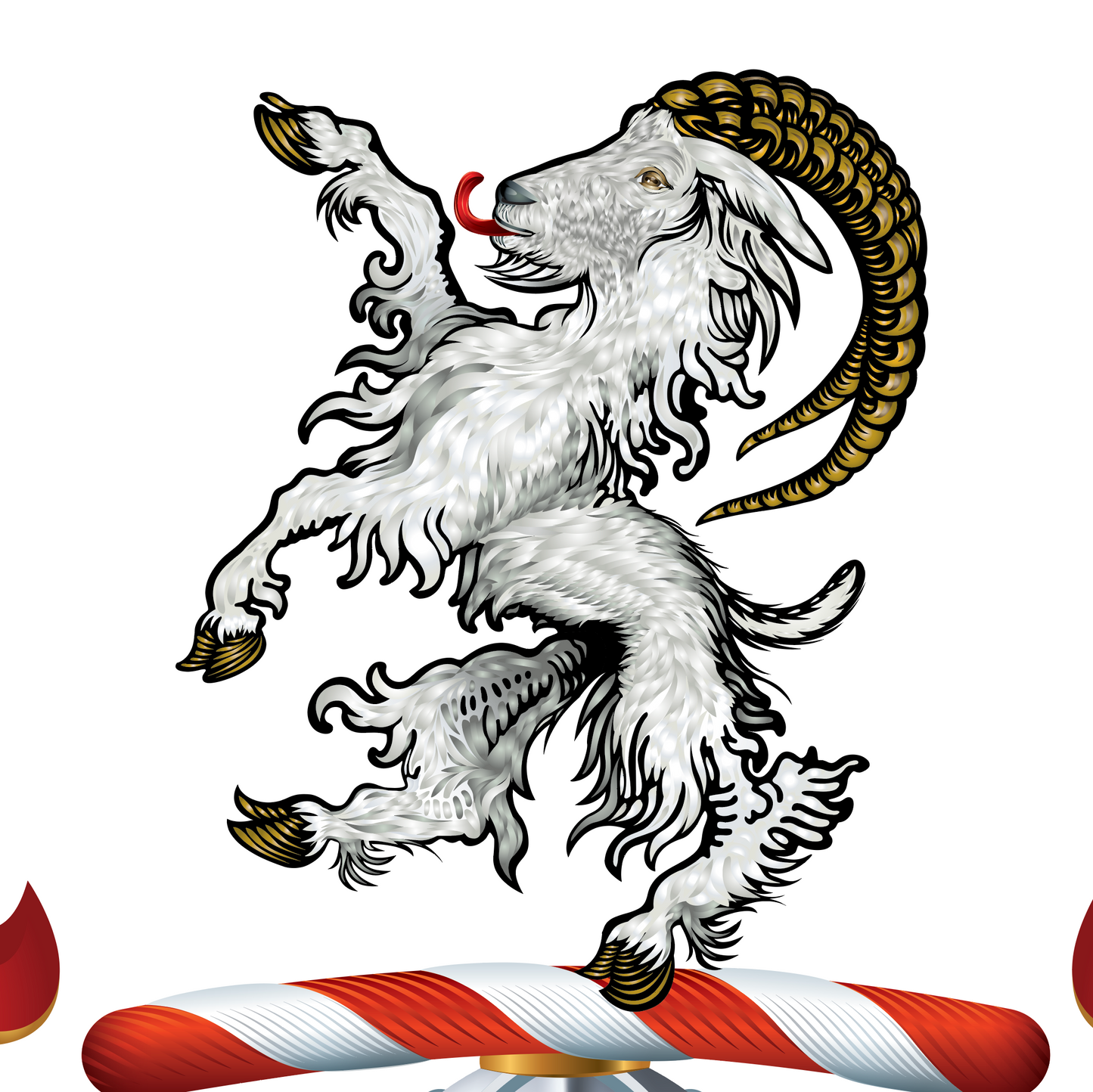 Russell Family Crest framed artprint – linked to the Duke of Bedford