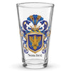 Sanchez Family Crest beer glass
