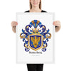 Sanchez Family Crest framed artprint