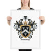 Sanders Family Crest framed artprint