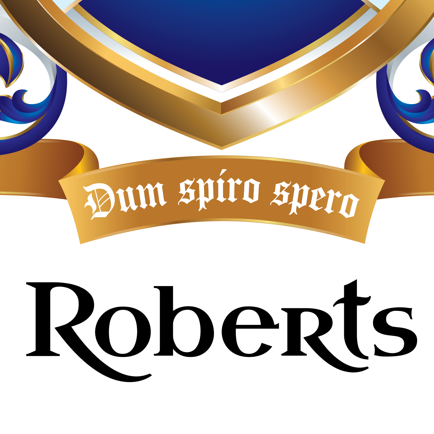 Roberts Family Crest Rocks Glass - English origin-Family Crests Store