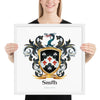 Smith Family Crest framed artprint - English origin