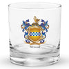Stewart Family Crest Rocks Glass