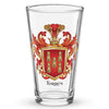 Torres Family Crest beer glass