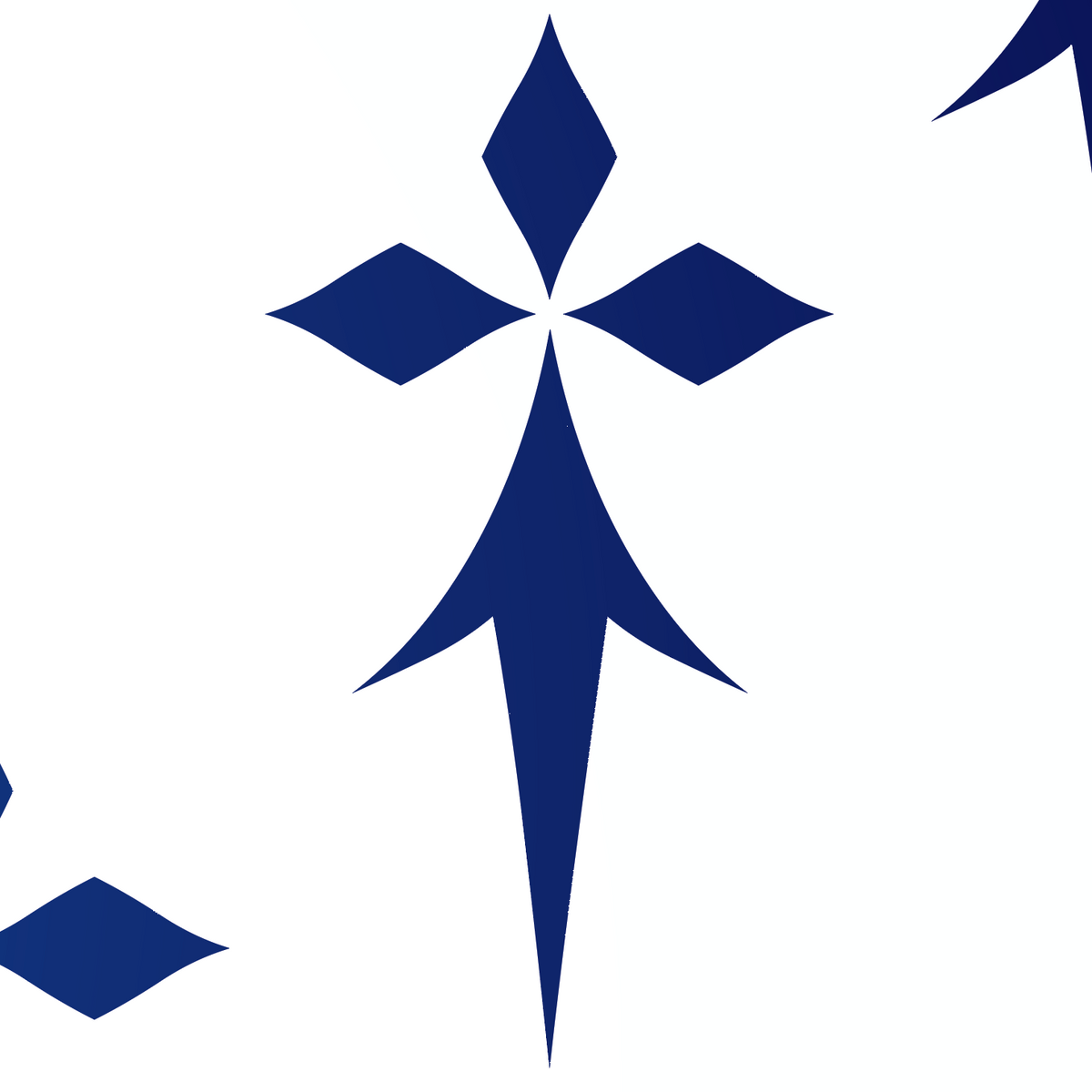 A closeup from the Turner coat of arms featuring a cross of ermine element