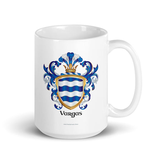 Vargas Family Crest mug-Family Crests Store