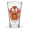 Vega Family Crest beer glass