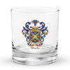 Wade Family Crest Rocks Glass