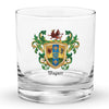 Wagner Family Crest Rocks Glass