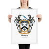 Walker Family Crest framed artprint