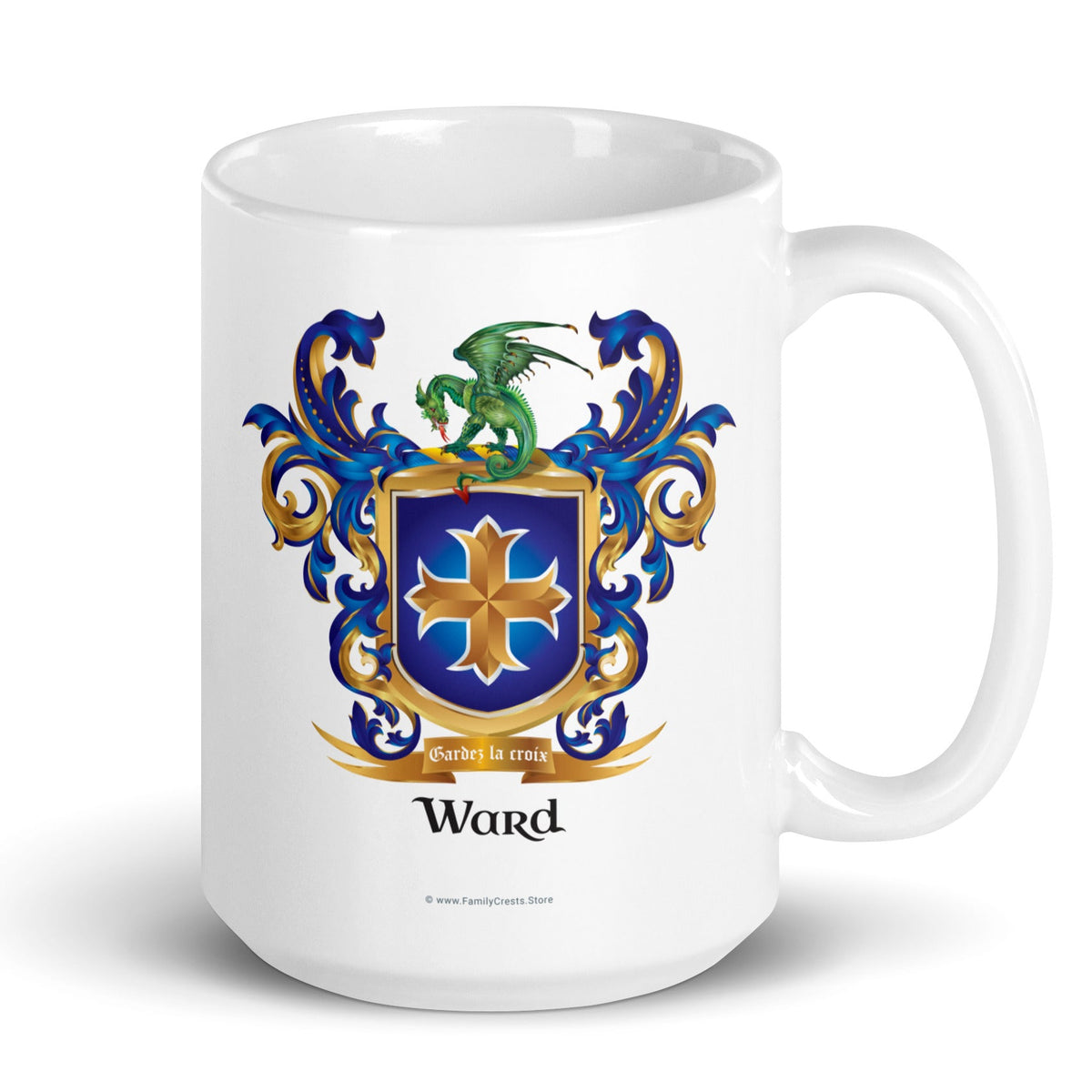 Ward Family Crest mug-Family Crests Store
