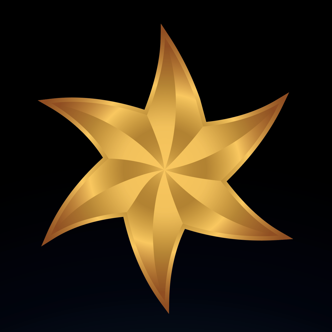 Close up of the Wilson Family Crest golden wolf coat of arms with featuring a gold star 