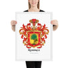 Ramirez Family Crest framed artprint