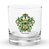 Xavier Family Crest Rocks Glass